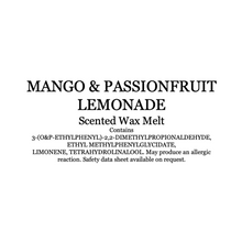 Load image into Gallery viewer, Mango &amp; Passionfruit Lemonade Wax Melt
